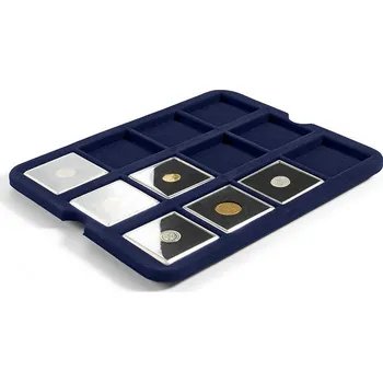 Obal pro sběratelský předmět Leuchtturm Plato Mazzola pro 12 kapslí Quadrum