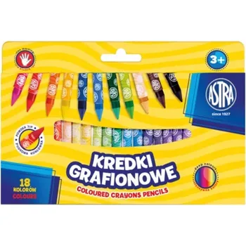 Pastelka ASTRA Kaolínové pastelky 18 ks