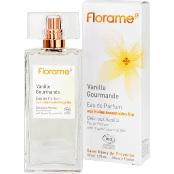 Dámský parfém Parfémová voda přírodní VANILLE GOURMANDE — lahodná vanilka 50 ml BIO FLORAME