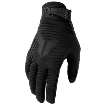 Moto rukavice Motokrosové / enduro / mtb rukavice THOR LAUNCHMODE CW barva černá (sportovní rukavice vhodné na motokros, enduro a kolo)