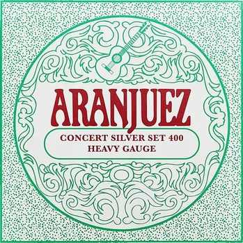 Příslušenství pro strunný nástroj Struny ARANJUEZ AR-400 Concert Silver Hard (Koncertní struny, stříbrné, tvrdé)