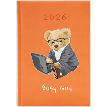 Kalendář Knižkový kalendář 2026 A5 FunnyCase modrý