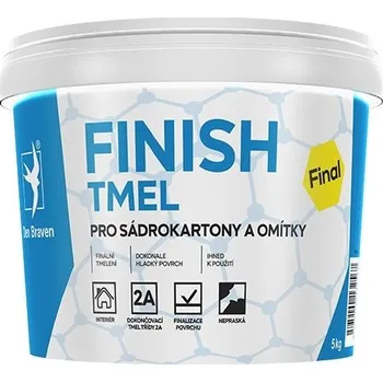 Sádrokartonová deska Finish tmel na sádrokarton 14 kg Den Braven