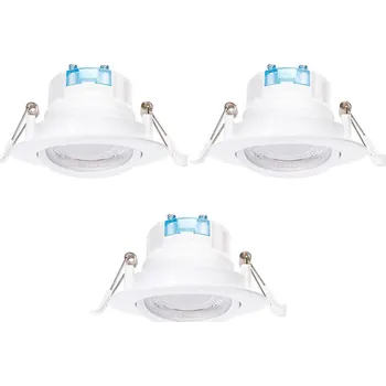 Aigostar - SADA 3x LED Podhledové svítidlo LED/5W/230V 6500K pr. 8,5 cm bílá