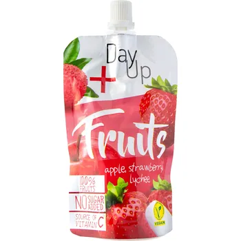 Sušená potravina Dezert ovocný jablko, jahoda, liči - kapsička 100 g DAY UP
