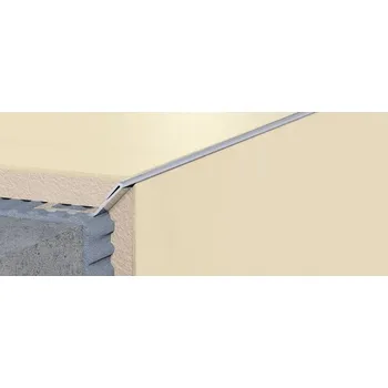 Stavební profil Lišta pro kamenický roh 12,5/250 nerez lesklá