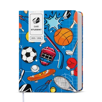 Diář Baloušek Tisk Student kapesní týdenní 2025/2026