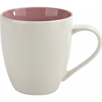 Hrnek Tułowice Bílý - růžový porcelán 470 ml