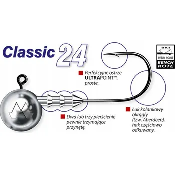 Rybářský háček Jigová hlavička Mustad Classic 5/0 30 g