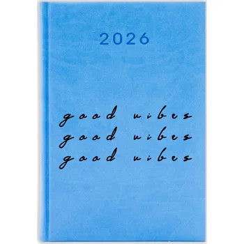 Kalendář Knižkový kalendář 2026 A5 FunnyCase modrý