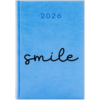 Kalendář Knižkový kalendář 2026 A5 FunnyCase modrý