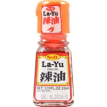 Rostlinný olej S&B La-Yu Sezamový olej s chilli, 33 ml