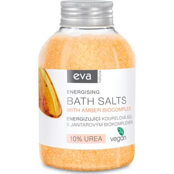 Koupelová sůl Eva Natura energizující koupelová sůl s jantarovým biokomplexem, 600 g