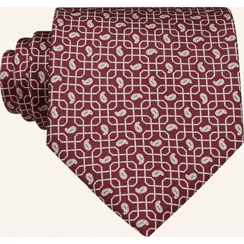 Eton Pánská Kravata, tmavě červená / béžová / modrá, one size