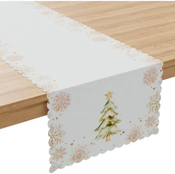 ubrus Vánoční ubrus - běhoun na stůl WINTER TREE 38x140 cm Mybesthome