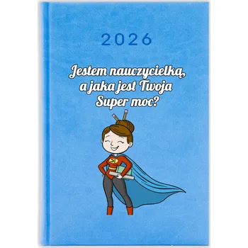 Kalendář Knižkový kalendář 2026 A5 FunnyCase modrý