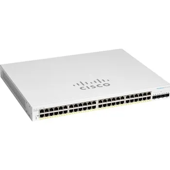 Switch Cisco switch CBS220-48P-4X-EU (48xGbE,4xSFP+,48xPoE+,382W) - REFRESH CBS220-48P-4X-EU-RF