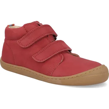 Barefoot dětské kotníkové boty Koel - Bob M Leather Red červené Velikost: 24