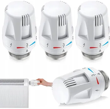 Hlavice pro radiátor 4KS TERMOSTATICKÁ KARTUŠE M30x1.5 PRO RADIÁTOR BÍLÁ