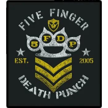 Nášivka nášivka na záda, zádovka Five Finger Death Punch - army