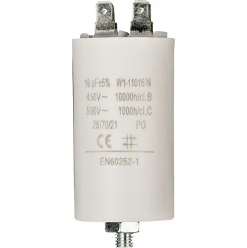Kondenzátor ROZBĚHOVÝ MOTOROVÝ KONDENZÁTOR 16uF/450V S FASTONY