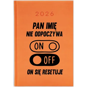 Kalendář Knižkový kalendář 2026 A5 FunnyCase modrý