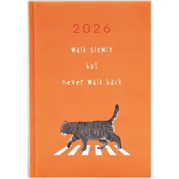 Kalendář Knižkový kalendář 2026 A5 FunnyCase modrý