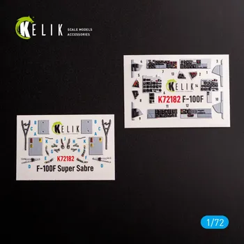 Plastikový model 1/72 F-100F - interior 3D (TRUMP)