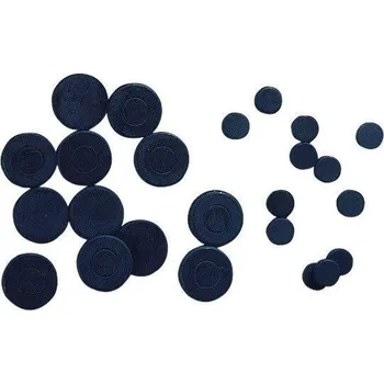 Dekorativní magnet Magnet kulatý mix pr.20-50 mm - 30 ks