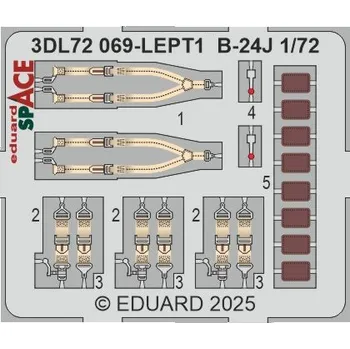 Plastikový model 1/72 B-24J SPACE (HAS)