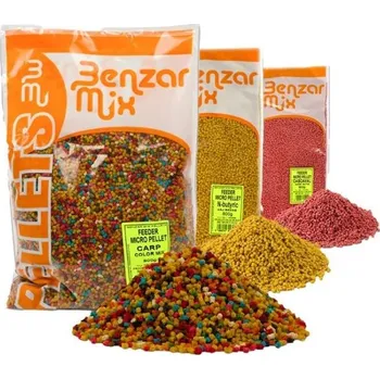 Benzar Mix Mikro Pelety Feeder 800 g 3,5 mm Příchutě: Larvy Komárů