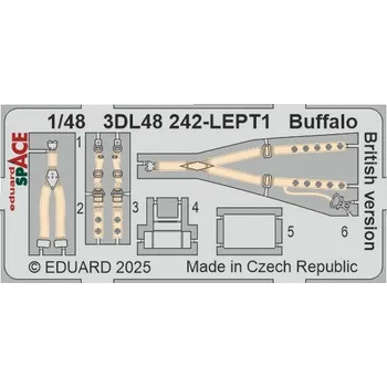 Plastikový model 1/48 Buffalo British version SPACE (TAM)