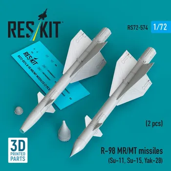 Plastikový model 1/72 R-98 MR/MT missiles (2 pcs.)(Su-11, Su-15)