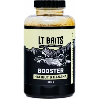 Návnadové aroma LT Baits HALIBUT BANANA BOOSTER 600G