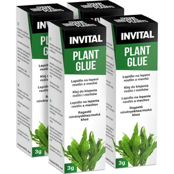 Akvaristika Sada 4 ks INVITAL Plant Glue - lepidla na rostliny a mechy