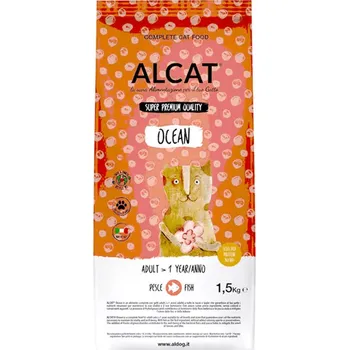 Krmivo pro kočku Alcat 3D-OC1.5 Adult Ocean granule pro dospělé kočky - losos 1,5kg