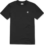 triko ETNIES Team Emb. Tee BLACK/WHITE velikost oblečení S
