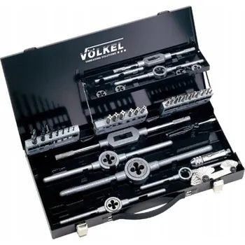 Závitořezný nástroj Sada závitníků a oček LH 43dílná HSSG VOLKEL