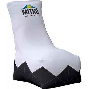 Křeslo Hranaté reklamní křeslo s libovolným potiskem: Polyester