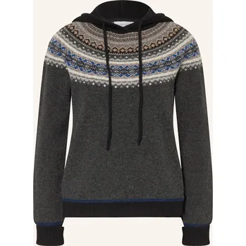 Dámská mikina Eribé Dámská Úpletová Mikina S Kapucí Alpine, tmavě šedá, 34