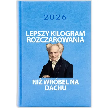 Kalendář Knižkový kalendář 2026 A5 FunnyCase modrý