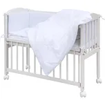 Povlečení do postýlky 7dílné - Scarlett MARTIN - do postýlky Scarlett BABY 90 x 41 cm - bílá