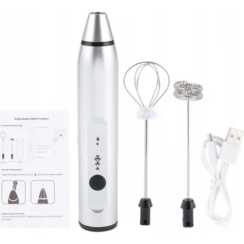 NAPĚŇOVAČ ŠLEHAČ MLÉKA KÁVY MINI MIXÉR ELEKTRICKÝ BEZDRÁTOVÝ USB