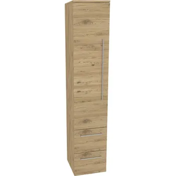 Koupelnový nábytek Mereo Bino Koupelnová skříňka vysoká 325x1630x330 mm, levá, Multidecor, Dub San remo sand, CN697DSAN