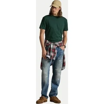 Polo Ralph Lauren T-Shirt 710671438460 Zelená Custom Slim Fit L