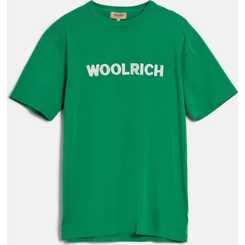 Pánské tričko TRIČKO WOOLRICH EMBROIDERED LOGO T-SHIRT AMAZON