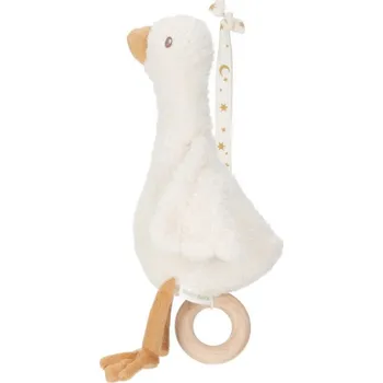 Hračka pro nejmenší Little Dutch Hudební husa Newborn Naturals