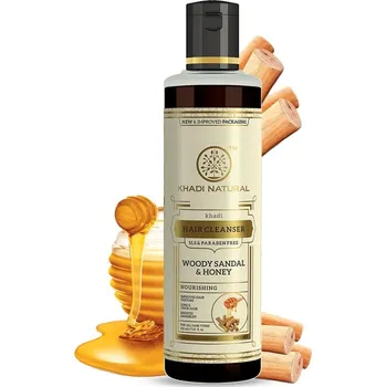 Šampon Khadi Natural Šampon na vlasy Santal & Med 210 ml