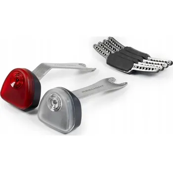 Cyklosvítilna SADA SVĚTEL REELIGHT SL-220+ V3 s MAGNET napájením, blikající, s dojezdem