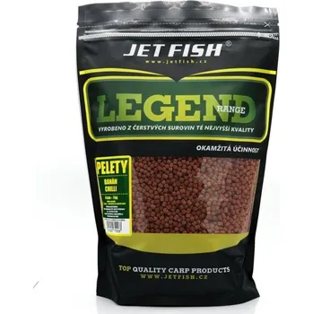 Jet Fish Pelety Legend Range Banán Chilli 1 kg Průměr: 4 mm